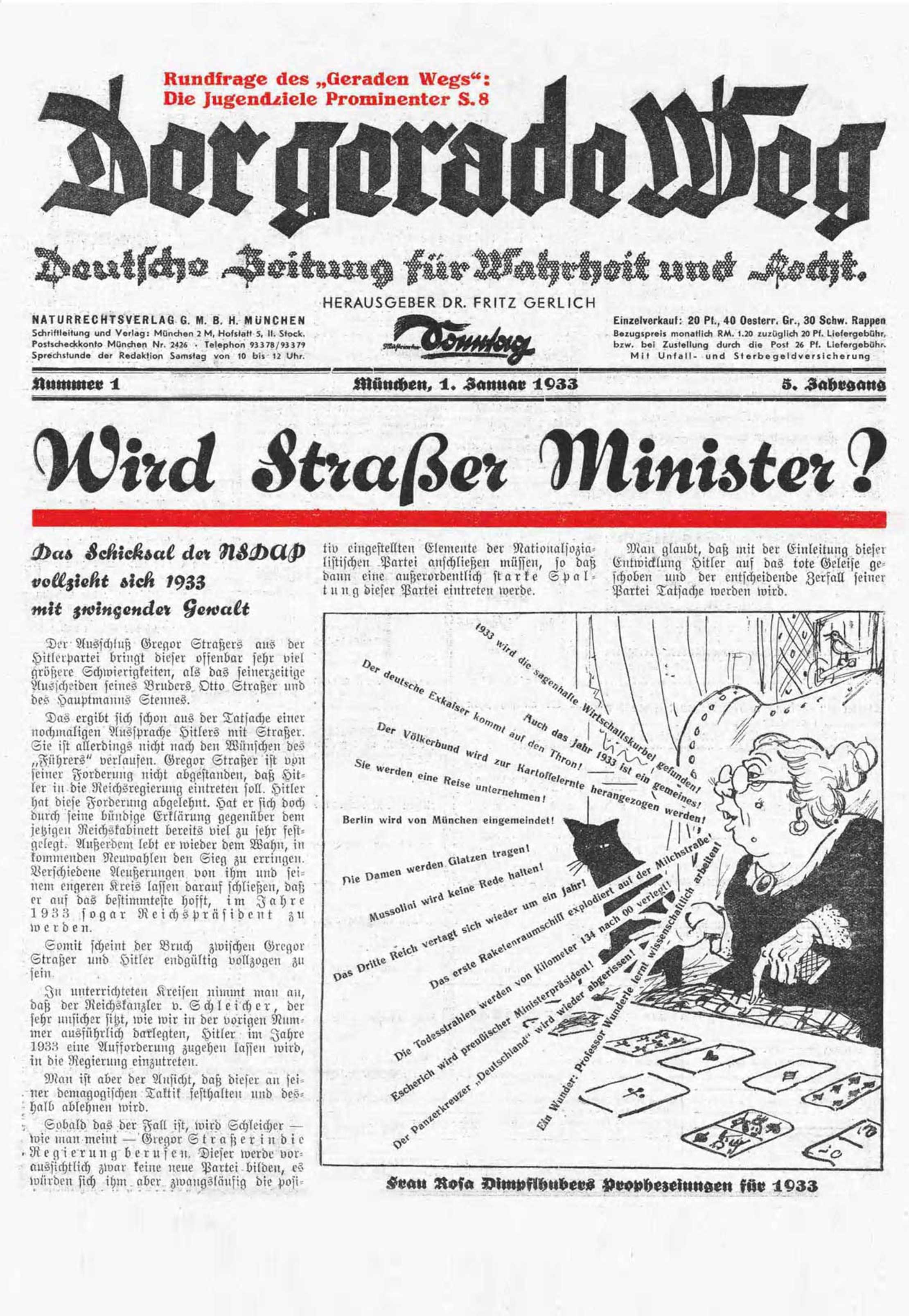 Ausgaben - Der gerade Weg